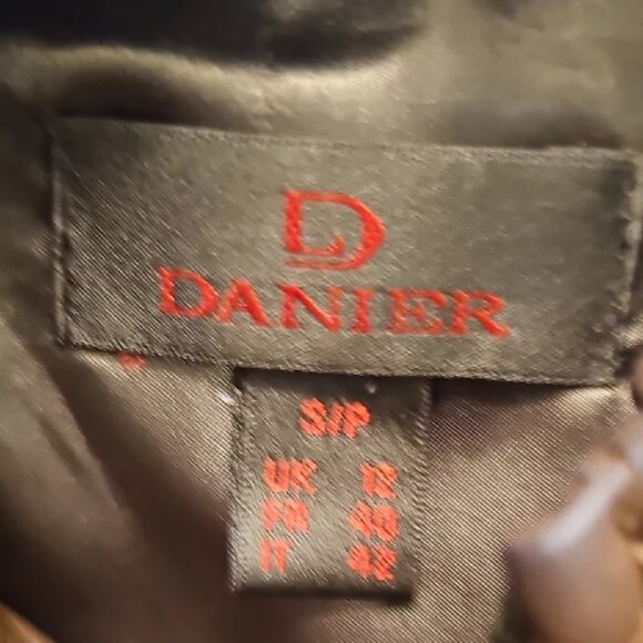 Danier Brown Leather Jacket - Picture 2 of 4
